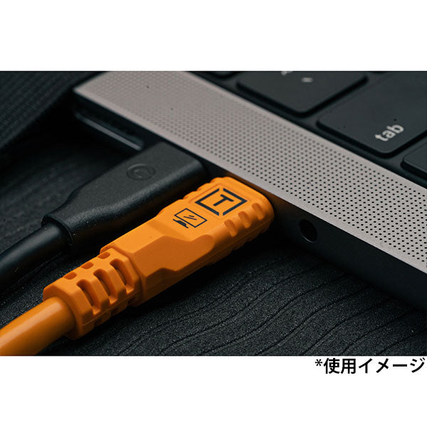 テザーツールズ CUC31RTG2-ORG テザープロ オプティマ 10G USB-Cケーブル ライトアングル 9.4m オレンジ ※欠品:ご注文後、約1.5ヶ月かかます