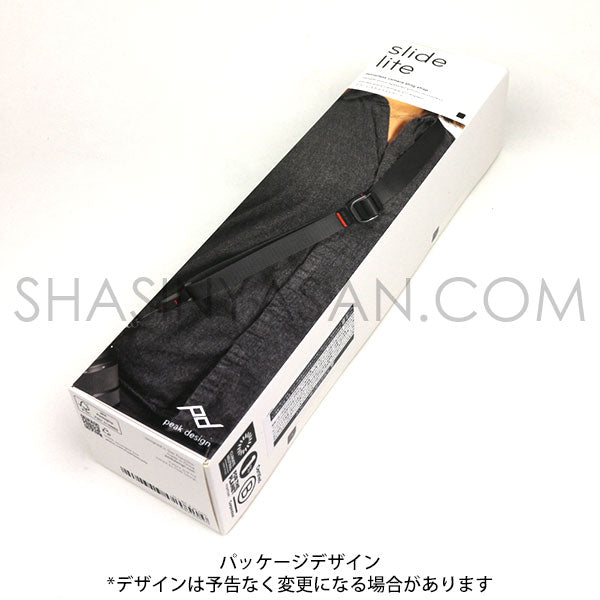 ピークデザイン SLL-BK-3 スライドライト カメラストラップ ブラック