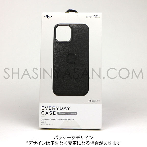 ピークデザイン M-MC-AG-CH-1 iPhone 12 Pro Max専用 エブリデイ ケース チャコール