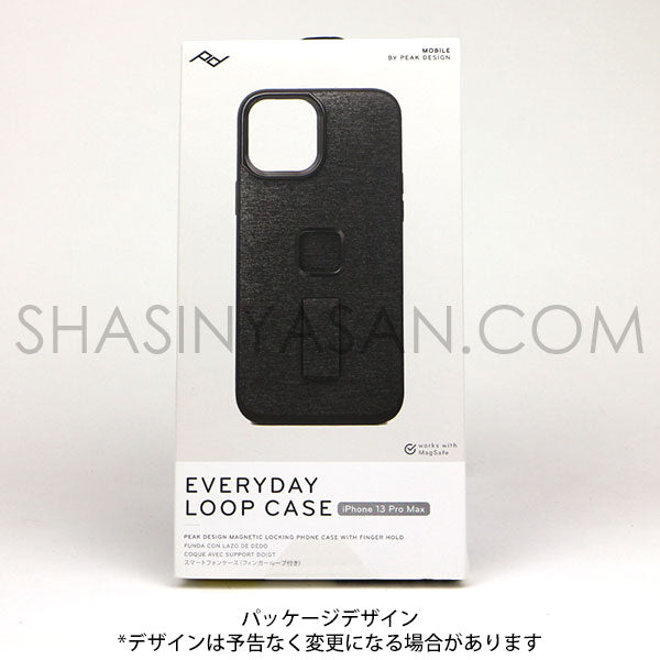 ピークデザイン M-LC-AS-CH-1 iPhone 13 Pro Max専用 エブリデイ ループ ケース チャコール