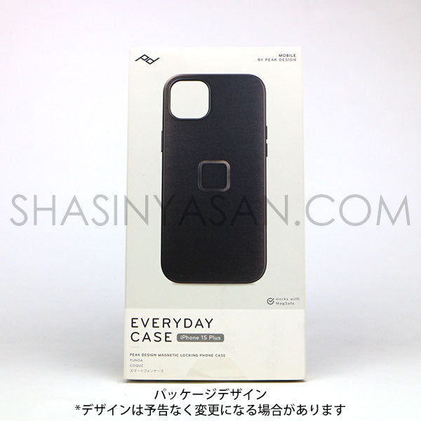 ピークデザイン M-MC-BJ-CH-1 エブリデイケース iPhone15Plus用 チャコール