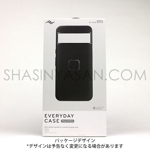 《在庫限り》ピークデザイン M-MC-BN-CH-1 エブリデイケース Pixel8Pro用 チャコール