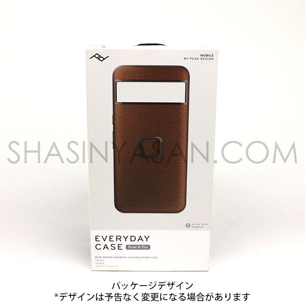 《特価品》 ピークデザイン M-MC-BN-RD-1 エブリデイケース Pixel8Pro用 レッドウッド