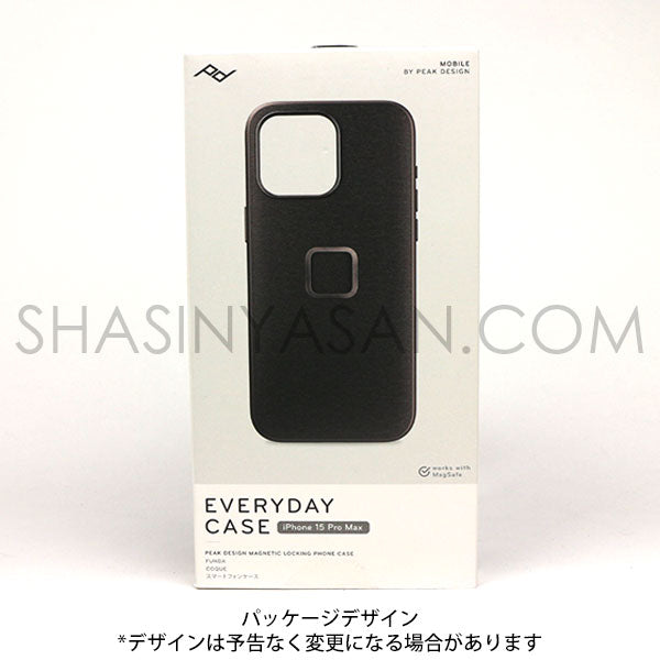 ピークデザイン M-MC-BL-CH-2 エブリデイケース iPhone15ProMax用 V2 チャコール