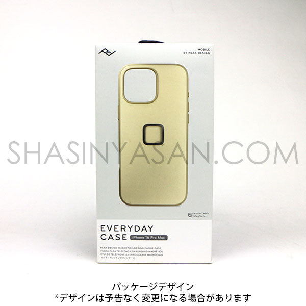 ピークデザイン M-MC-BV-BO-1 エブリデイケース iPhone16ProMax用 ボーン / クラリーノ