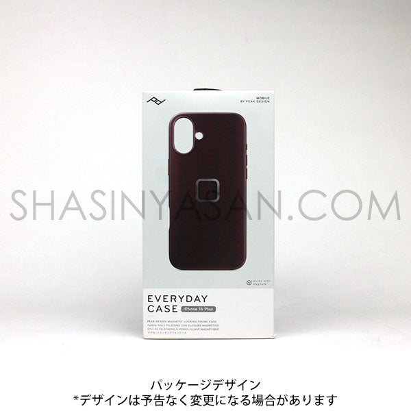 ピークデザイン M-MC-BT-EP-1 エブリデイケース iPhone16Plus用 エクリプス / ナイロンキャンバス