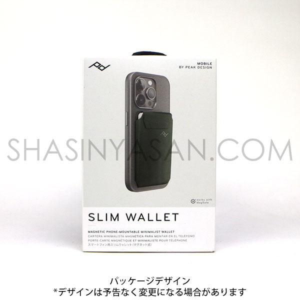 ピークデザイン M-WA-AA-SG-2 スリムウォレット セージ