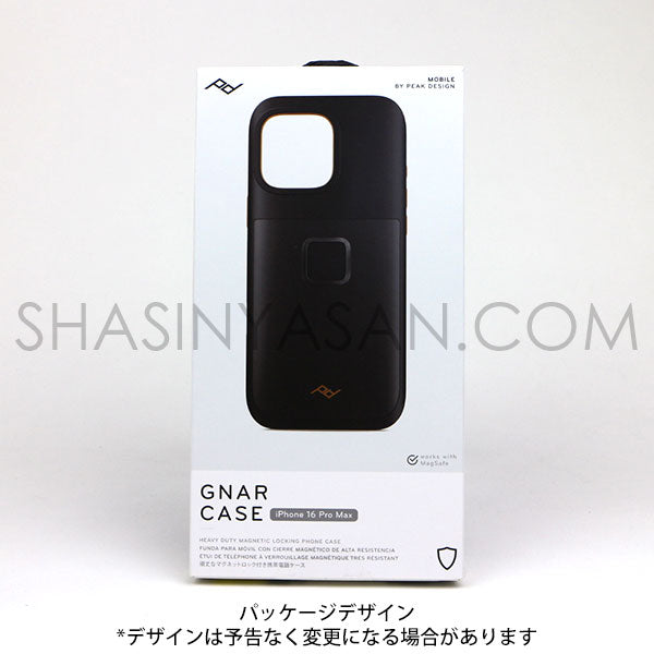 ピークデザイン M-MX-BV-BK-1 ナーケース スマートフォンケース iPhone16ProMax用 ブラック