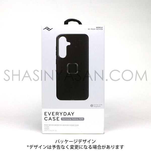 ピークデザイン M-MC-CB-CH-1 エブリデイケース Samsung Galaxy S25用 チャコール / ナイロンキャンバス