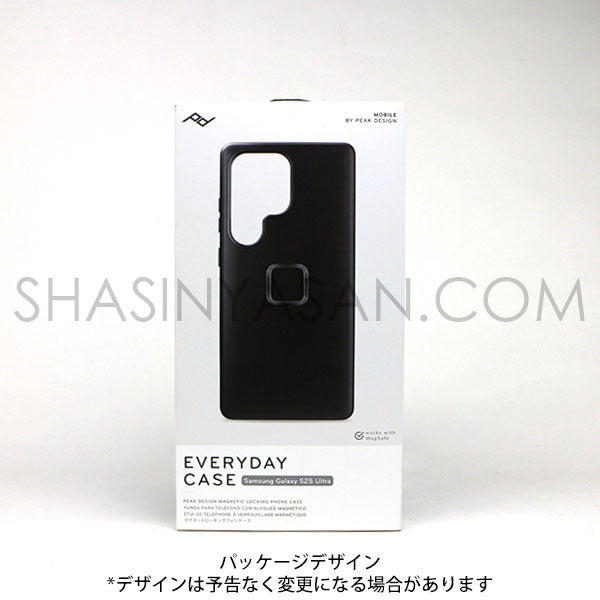 ピークデザイン M-MC-CD-BK-1 エブリデイケース Samsung Galaxy S25 Ultra用 ブラック / クラリーノ