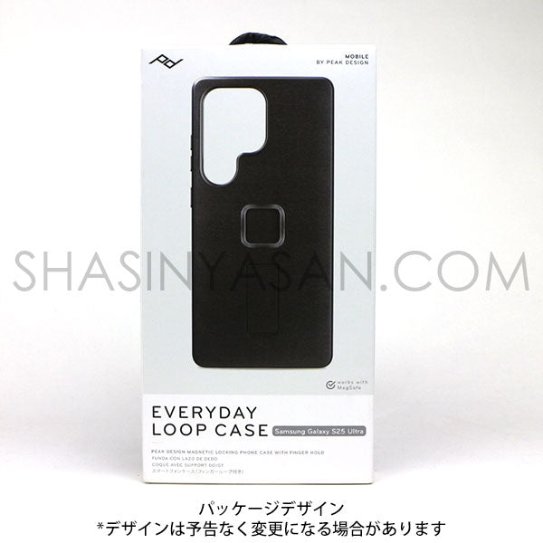 ピークデザイン M-LC-CD-CH-1 エブリデイループケース Samsung Galaxy S25 Ultra用 チャコール/ナイロンキャンバス