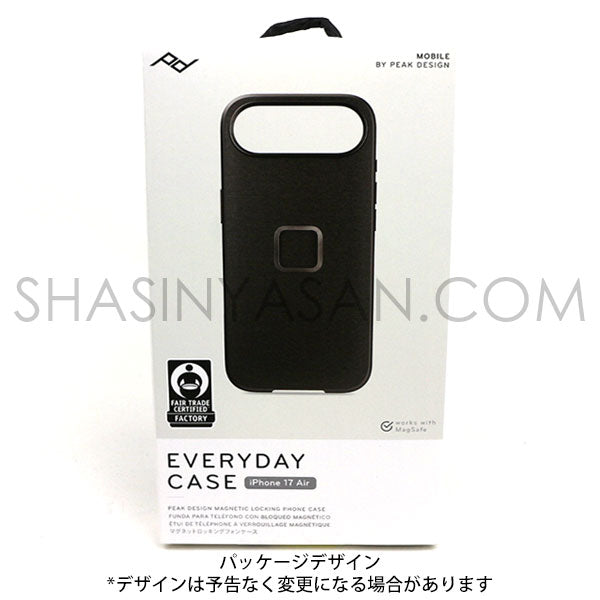 ピークデザイン M-MC-CK-CH-1 エブリデイケース iPhone Air専用 チャコール / ナイロンキャンバス