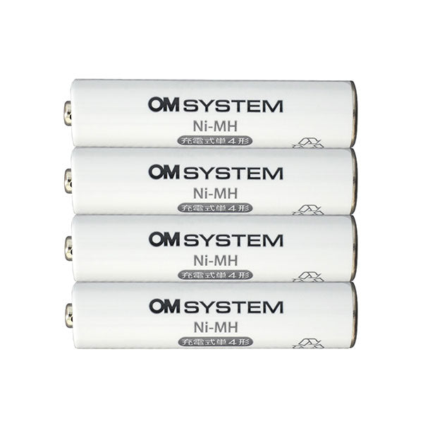 OM SYSTEM BR404 単4形ニッケル水素充電池パック 4本組