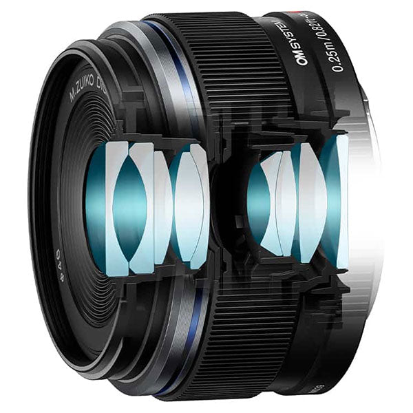 OM SYSTEM M.ZUIKO DIGITAL 17mm F1.8 II ブラック