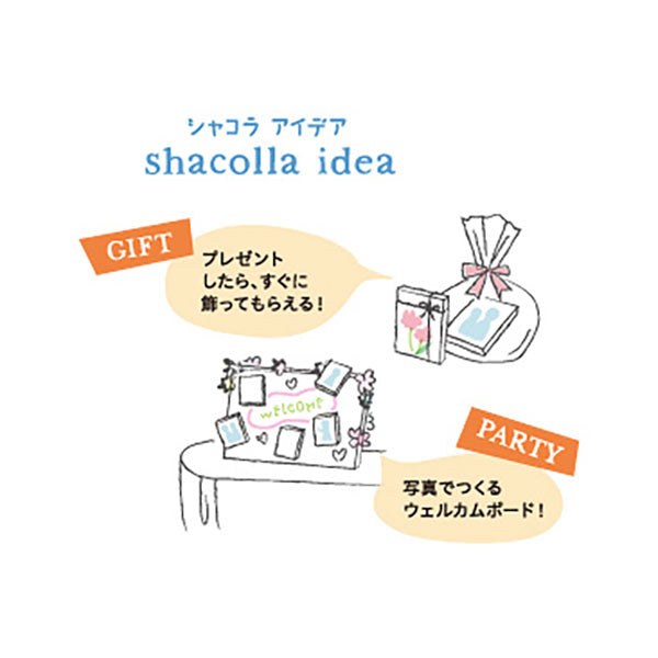 フジフイルム シャコラ 壁タイプ ましかくサイズ (127×127mm)