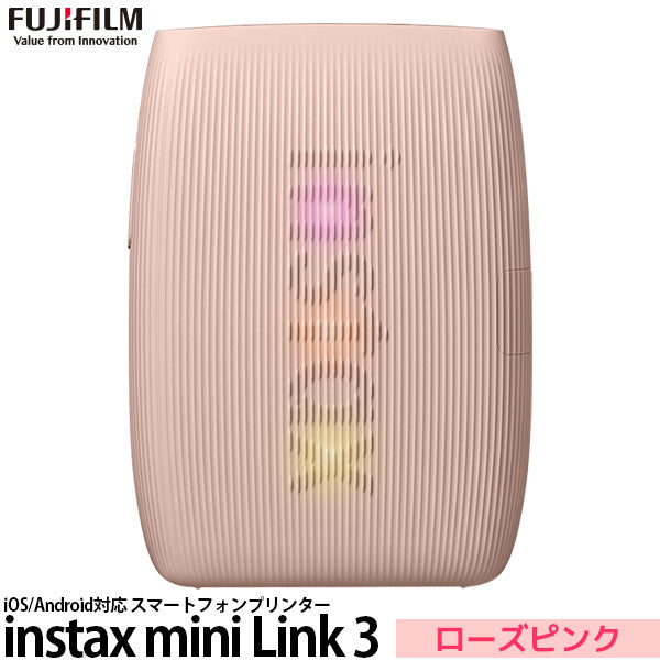フジフイルム チェキ instax mini Link 3 スマホプリンター ローズピンク