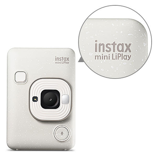 フジフイルム ハイブリッドインスタントカメラ チェキ instax mini LiPlay ミスティーホワイト
