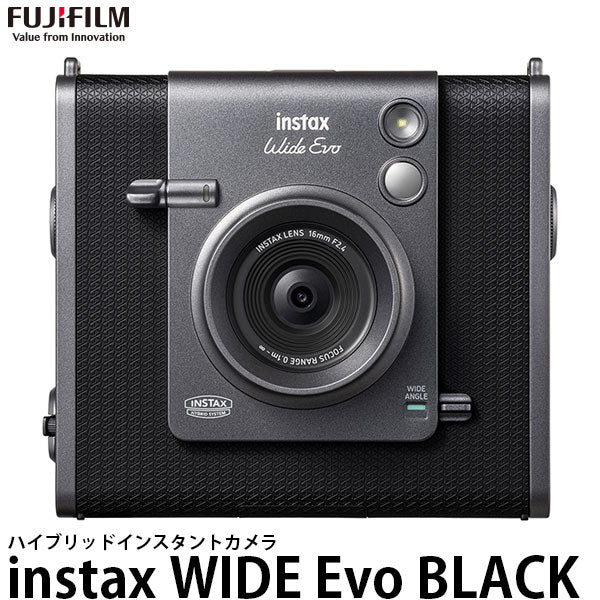 フジフイルム ハイブリッドインスタントカメラ チェキ instax WIDE Evo