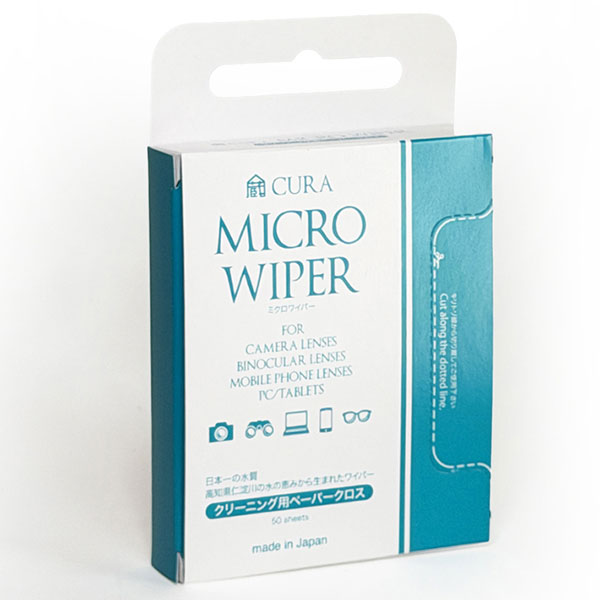 CURA CP-100 レンズクリーニングペーパー MICRO WIPER(ミクロワイパー) 50枚入