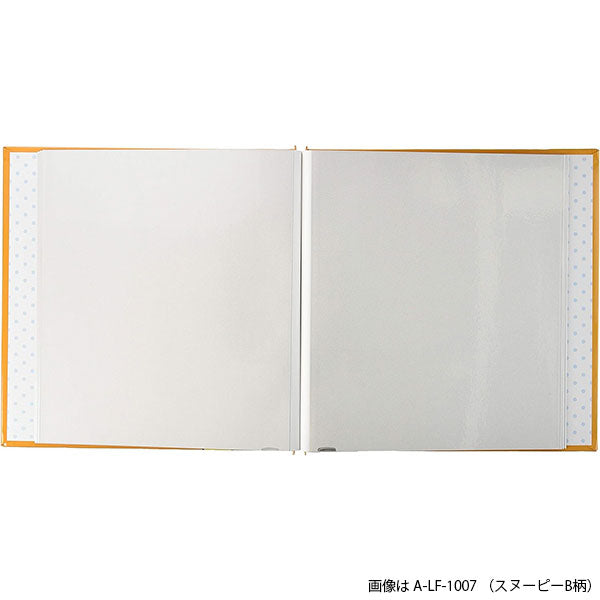 ナカバヤシ A-LF-1006 フヤスアルバム L フリー台紙 白 スヌーピー A柄