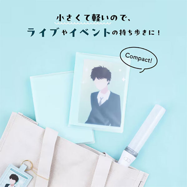 ナカバヤシ アカ-PC2L-20-P カラーポケットアルバム 2L判 1段 20枚 ピンク