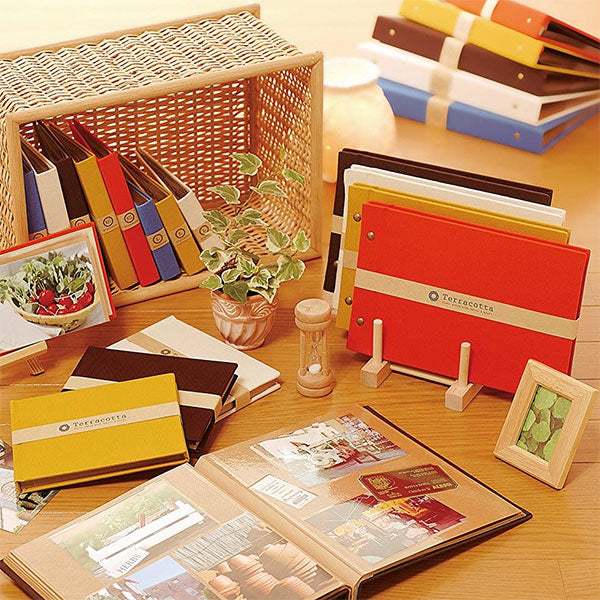 ナカバヤシ TER-A5F-120-Y テラコッタ フリーアルバム A5 イエロー