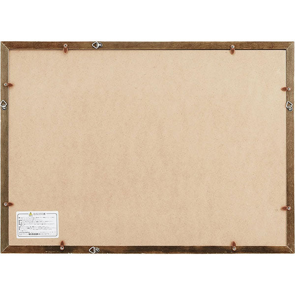 ナカバヤシ フ-GW-102-L 画用紙フレーム 木製 四ツ切