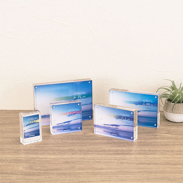 ナカバヤシ フ-ACM-CK アクリルマグネットフレーム チェキ