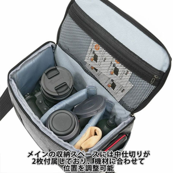 キング K-CC26 GY カメラバッグ ショルダーバッグ グレー