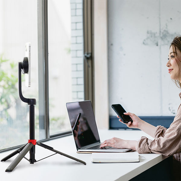 ベルボン HECVSSMGHBK コールマン セルフィースタンド マグホルダー搭載 ブラック ※欠品:納期未定(12/5現在)