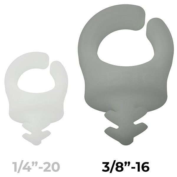 スプリッグ Sprig S3PK-1438-GLO ケーブルホルダー 1/4インチネジ穴用2個+3/8インチネジ穴用1個入 グロー・イン・ザ・ダーク