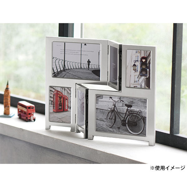 ラドンナ MA63-60-DBR フォトフレーム アバンティ 多面 2Lサイズ×2 Lサイズ×4 ダークブラウン