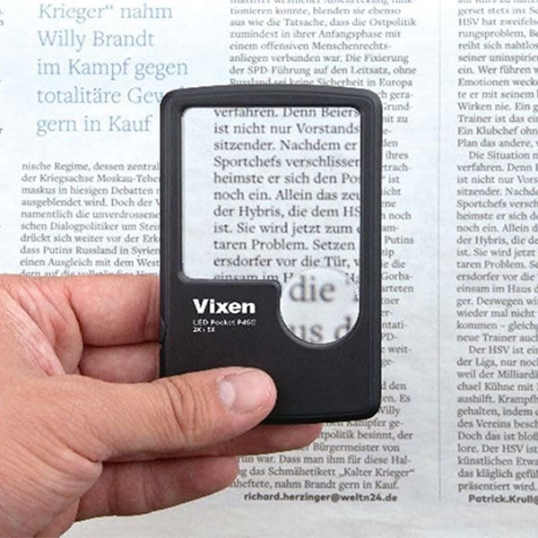 ビクセン LEDポケットP45II LED照明付きルーペ