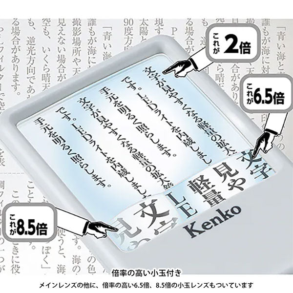 ケンコー・トキナー KTL-411 カード型LED拡大鏡