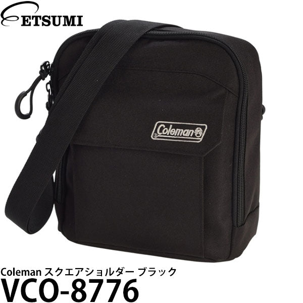 エツミ VCO-8776 Coleman スクエアショルダー ブラック ※欠品:納期未定(5/22現在)