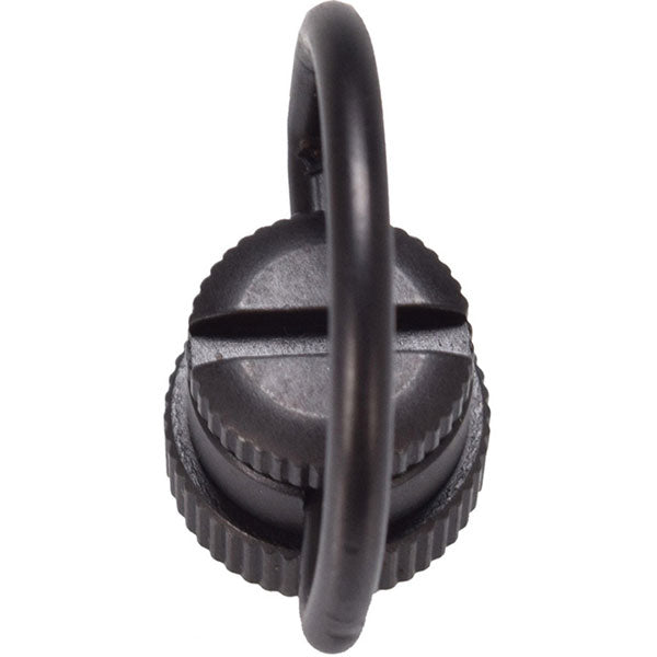 エツミ VE-6681 1/4”Dリング360 カメラストラップ用 1/4インチスクリュー対応 ブラック
