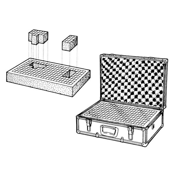 エツミ E-6591 ウレタンフォームブロック型60mm
