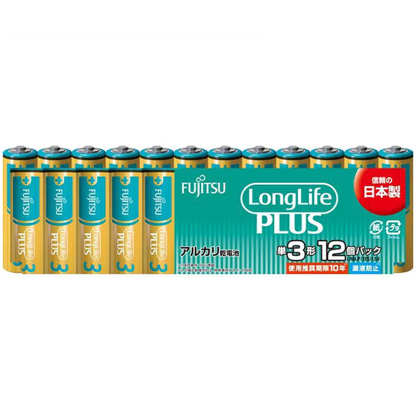 富士通 FDK LR6LP(12S) アルカリ乾電池 単3形 1.5V ロングライフプラスタイプ 12個パック
