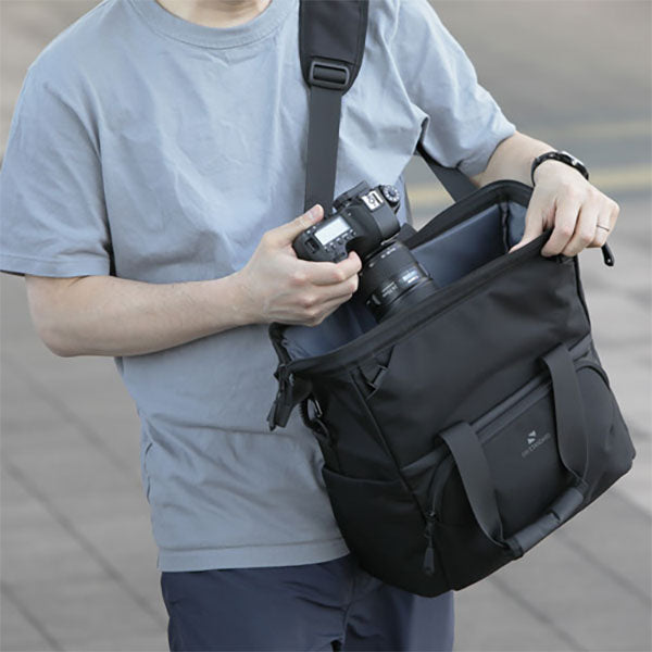 ハクバ SGWSD-SB12 GW-STANDARD ダレス ショルダーバッグ 12 ブラック