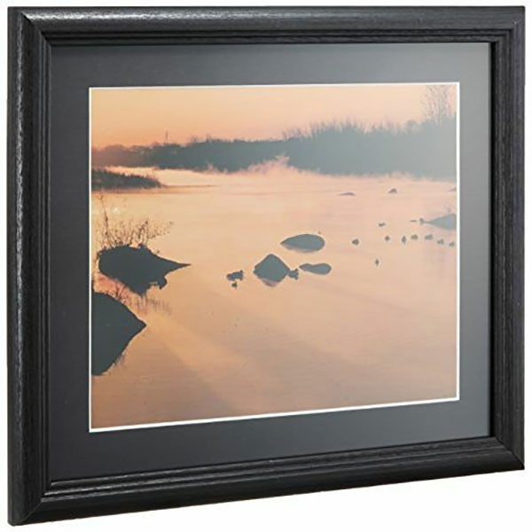 フジカラー YM-3 フォトフレーム 木製額縁 6切 ブラック