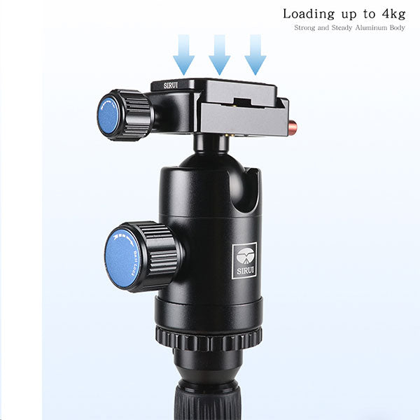 SIRUI 3T-35K(Black)-JP アルミ合金製テーブルトップ三脚セット 雲台付き