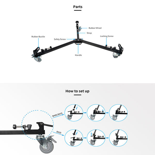 SIRUI DT-06-JP ドリー(SHシリーズ用)