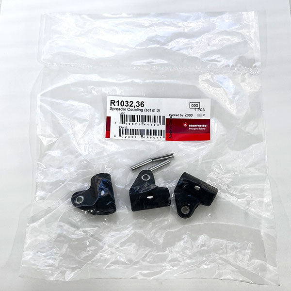 マンフロット スペアパーツ R1032.36 Spreader Coupling (set of 3) ※欠品:ご注文より、約3~4ヶ月かかります