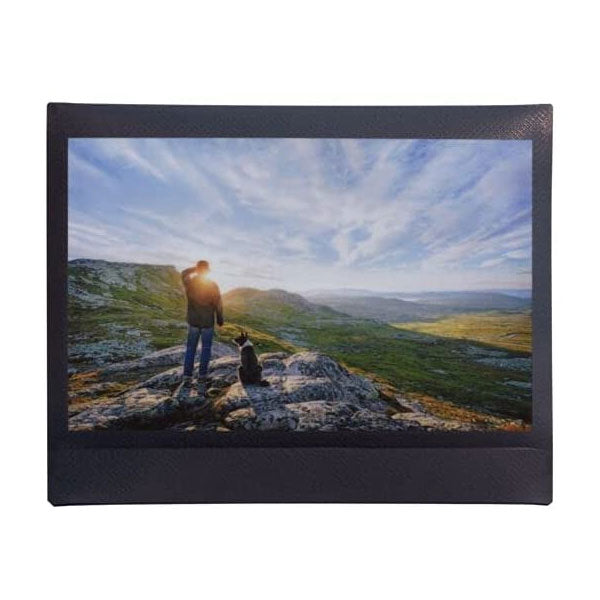 フジフイルム INSTAX WIDE BLACK FRAME WW 1 チェキ用WIDEフィルム ブラックフレーム