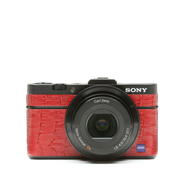 ジャパンホビーツール SONY DSC-RX100M2用 張り革キット 8020 クロコダイルレッド