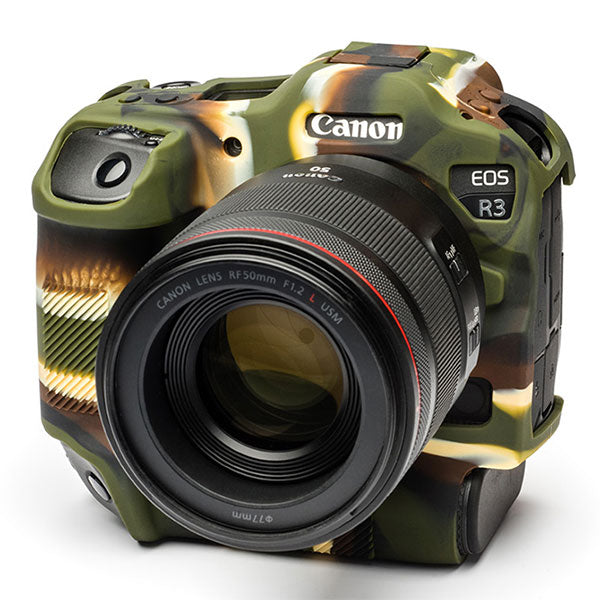 ジャパンホビーツール シリコンカメラケース イージーカバー Canon EOS R3専用 カモフラージュ