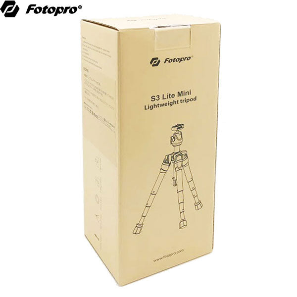 《特価品》 キング Fotopro S3 Lite mini 4段コンパクトアルミ三脚