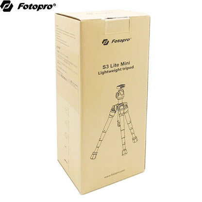 《特価品》 キング Fotopro S3 Lite mini コンパクトアルミ三脚4段 レッド