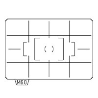 ペンタックス ML-60 フォーカシングスクリーン (AF分割マット)