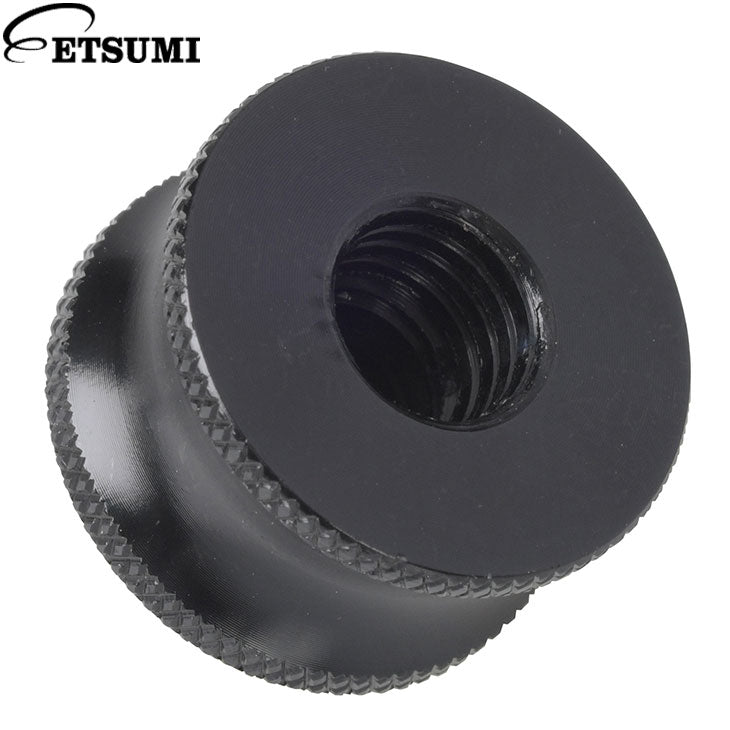 エツミ VE-6960 1/4″(M)-3/8″(F) ワイドアダプター ブラック